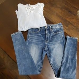 American Eagle high rise jeggings